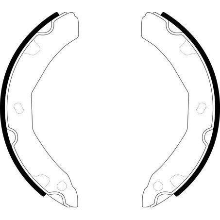 XP BRAKE SHOE REAR - ISUZU ELF MAZDA TITAN  320 x 60mm