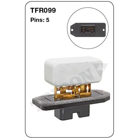 Tridon Heater Fan Resistor TFR099