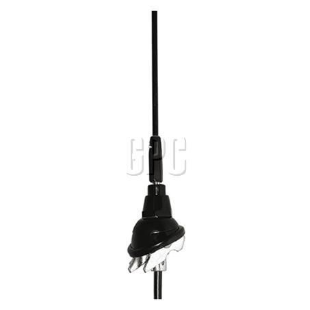 ANTECH AERIALS Antenna Universal AM/FM Cowl Mount Spring Base - Fibreglass Whip - Length 77cm CMF08