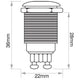 Narva Push Button Switch Momentary On SPST (Contacts Rated 20A @ 12V)
