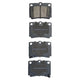 RDA GP MAX LOW METALLIC BRAKE PAD SET MITSUBISHI CHALLENGER PAJERO RDB1390