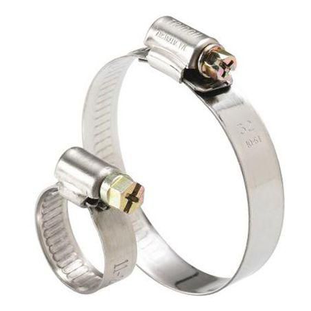 Tridon Hose Clamp 27-51mm Part Stainless Steel Solid Band SHS024P