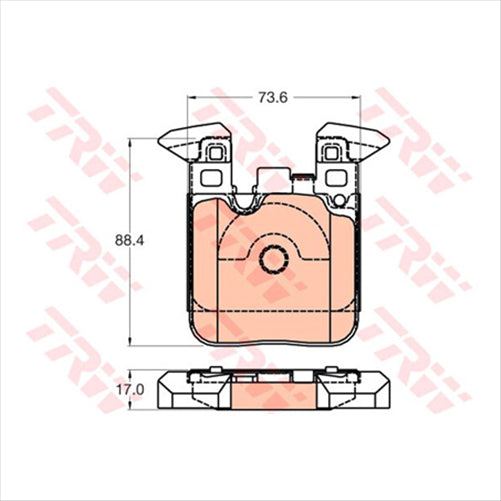 TRW Brake Pad Set