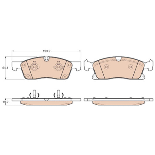 TRW Brake Pad Set