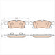 TRW Brake Pad Set