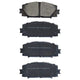RDA GP MAX LOW METALLIC BRAKE PAD SET TOYOTA RDB2009