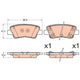 TRW Brake Pad Set