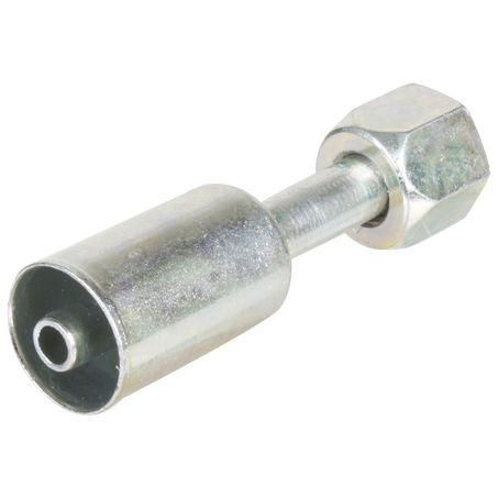 Atco Steel Fitting # 6 Female Flare - Beadlock #6 Straight SBX1101