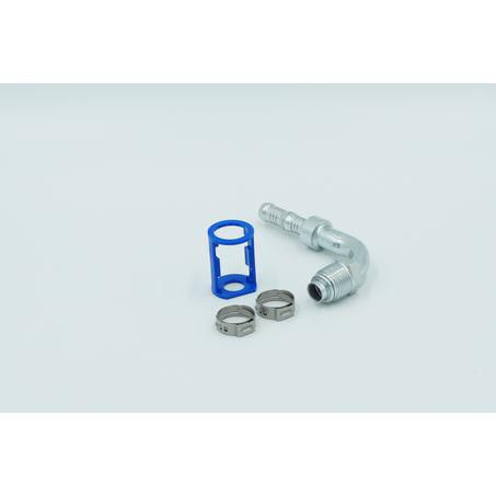 Burgaflex Steel Fitting # 8 MOR - Reduced Burgaclip #8 90° SCX1422