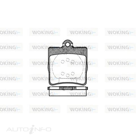 WOKING BRAKE PADS R MERCEDES SLK CLK 04> - P7783.00