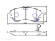 OE+ ORGANIC FRONT BRAKE PAD SET - DB1262EF