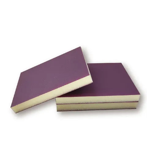 Sandwox 285 Double-Sided Sanding Sponge â€“ Purple Ultra Fine P800-P1000, 10-Pack