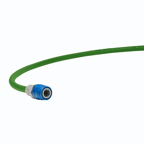 IWATA Flexible Gun Hose with Quick-Release Fittings â€“ 1.2m for Airfed Mask