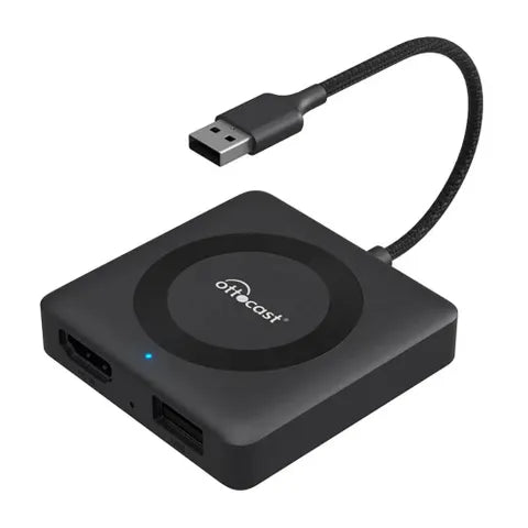 Ottocast Wireless USB Adapter for CarPlay & Android Auto | Plug-and-Play Connection Module