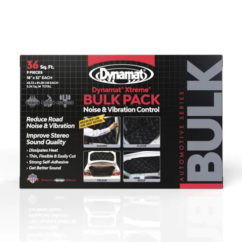 Dynamat Xtreme Bulk Pack – 9 Sheets Sound Deadening (457mm x 812mm x 1.72mm)