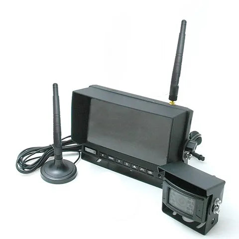 Mongoose 7" Wireless Commercial HD Monitor + 1 Camera – Supports Up to 4 Cameras