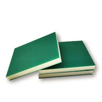 Sandwox 285 Double-Sided Sanding Sponge â€“ Green Super Fine P400-P600, 10-Pack