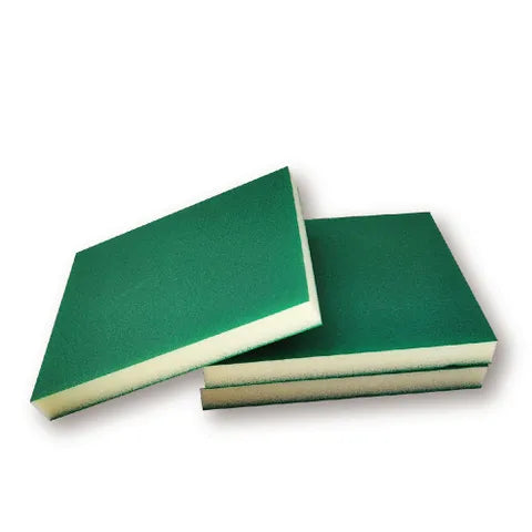 Sandwox 285 Double-Sided Sanding Sponge â€“ Green Super Fine P400-P600, 10-Pack