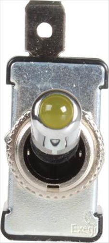 Toggle Switch On/Off SPST 12V Amber Illuminated (Contacts Rated 20A @ ACX3888BL