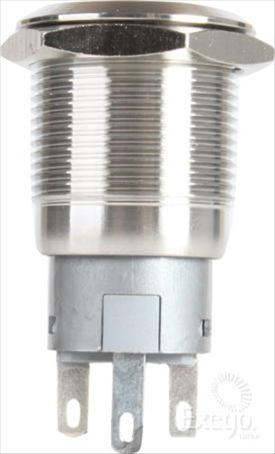 Push Button Switch On/Off SPST 12V Blue Illuminated (Contacts Rated 5A ACX3692BL