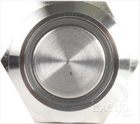 OEX Push Button Switch On/Off SPST 12V Blue Illuminated (Contacts Rated 5A