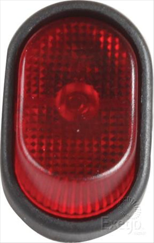 Rocker Switch On/Off SPST 12V Red Illuminated (Contacts Rated 30A @ 12 ACX3797
