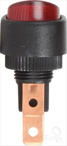 OEX Rocker Switch On/Off SPST 12V Red Illuminated (Contacts Rated 30A @ 12