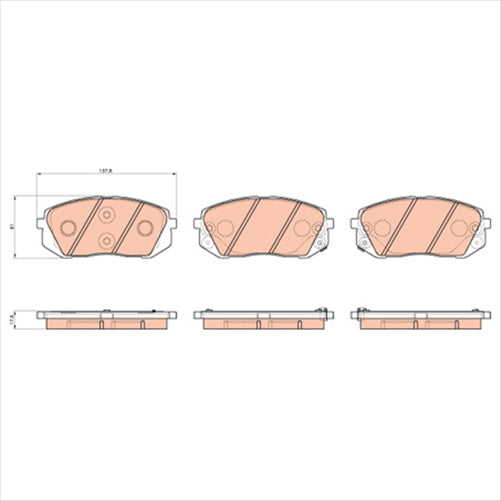 TRW Brake Pad Set