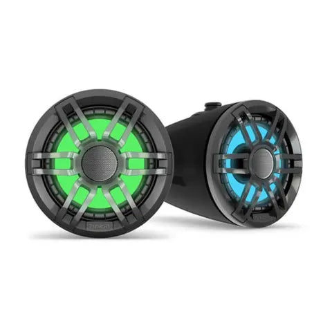 Fusion XS Series 6.5" Sports Marine Wake Tower Speakers | 200W Grey (XS-FLT652SPB)