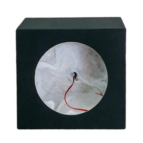 12" Single Subwoofer Box | Sealed Car Audio Sub Enclosure Black Carpet Finish
