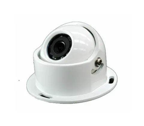 Mongoose CCD White Dome Camera – NTSC High-Resolution Security Camera