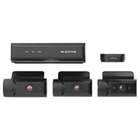 BLACKVUE DR770X BOX PRO 3-CH CAMERA SYSTEM WITH CENTRAL RECORD BOX + FRONT & INTERIOR IR 1080P DASHCAM (64GB)