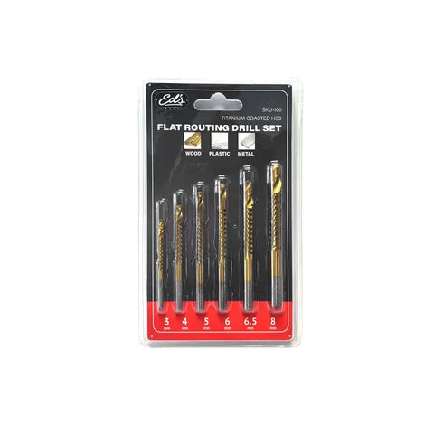 Professional Flat Wood Boring Drill Bit Set | Forstner Bits for Hinge & Furniture Making