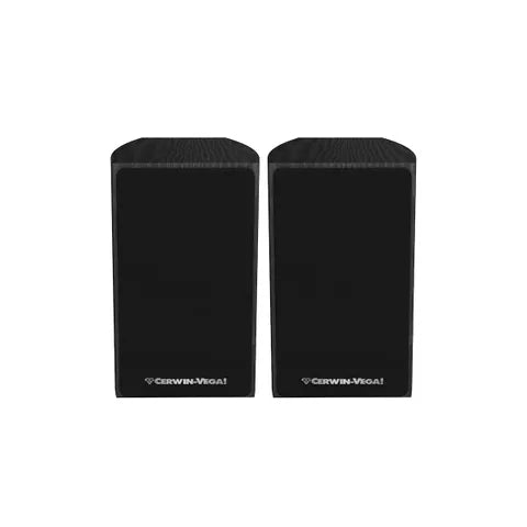 CERWIN VEGA LA SERIES 4" 2-WAY BOOKSHELF SPEAKER â€“ 110W MAX, BLACK, PAIR