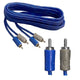 Neon Blue RCA Cable | 3 Meter (10 ft) 2-Channel Audio Interconnect