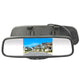 AVS 5" Clip-On Rear View Mirror LCD Monitor – Universal RCA Input