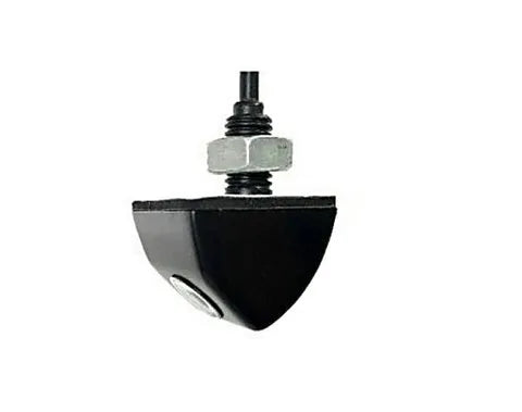 Mongoose 170° Horizontal Flush Mount Backup Camera with Metal Thread & Guidelines