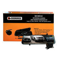 Mongoose 9.6” Clip-On Mirror – Full HD Monitor & Camera Kit