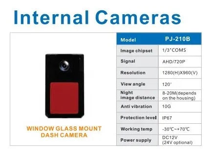 AVS Window-Mount Internal Front Camera for Commercial Safety Bundles