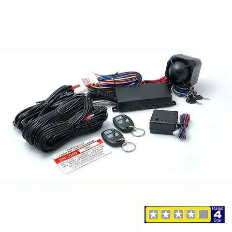 Mongoose 4 Star Immobiliser & Alarm Upgrade | Premium 2-in-1 Vehicle Security