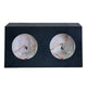 Universal Dual 10" Vented Subwoofer Enclosure | Black Carpet