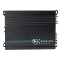 DB Drive X-Series 4-Channel Class D Amplifier | 150W x 4 @ 2Ω / 75W x 4 @ 4Ω | Compact High-Power