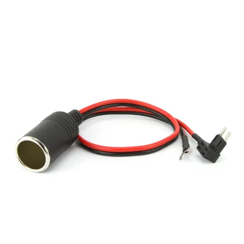 12V Add-A-Circuit Fuse Tap with Cigarette Lighter Socket | Micro2 Blade Fuse Adapter