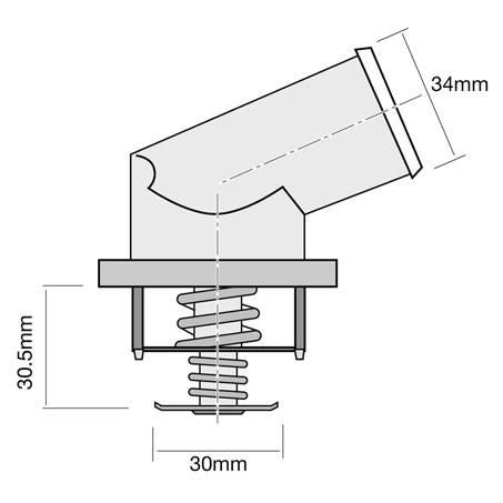 Tridon Thermostat Includes Housing - 92 Degrees C TT348-198P