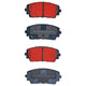 RDA BRAKES RDA GP Max General Purpose Low Metallic Brake Pad Set RDB2395