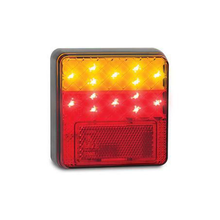 LED AUTO LAMPS LEDAUT - Multi Volt Stop/Tail/Indicator Lamp With Reflex Reflectors Gr