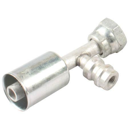 Atco Aluminium Fitting # 8 FOR - Beadlock #8 Straight With R134a Port BLX1302-3