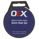 A GAS 6MM SINGLE CORE CABLE RED 3M