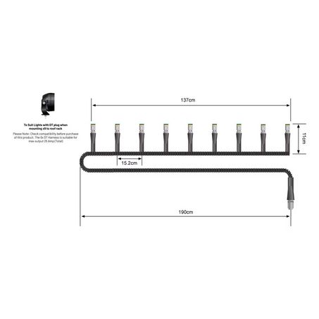 Stedi 9 Plug Array Harness ST-32-WIR-136