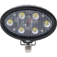 OEX Work Light Oval 6 LED. CISPR 25 rated (Check notes in details table)